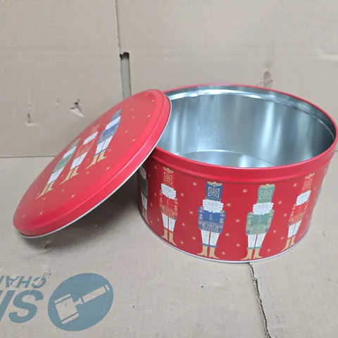 GISELA GRAHAM NUTCRACKER CHRISTMAS CAKE TIN
