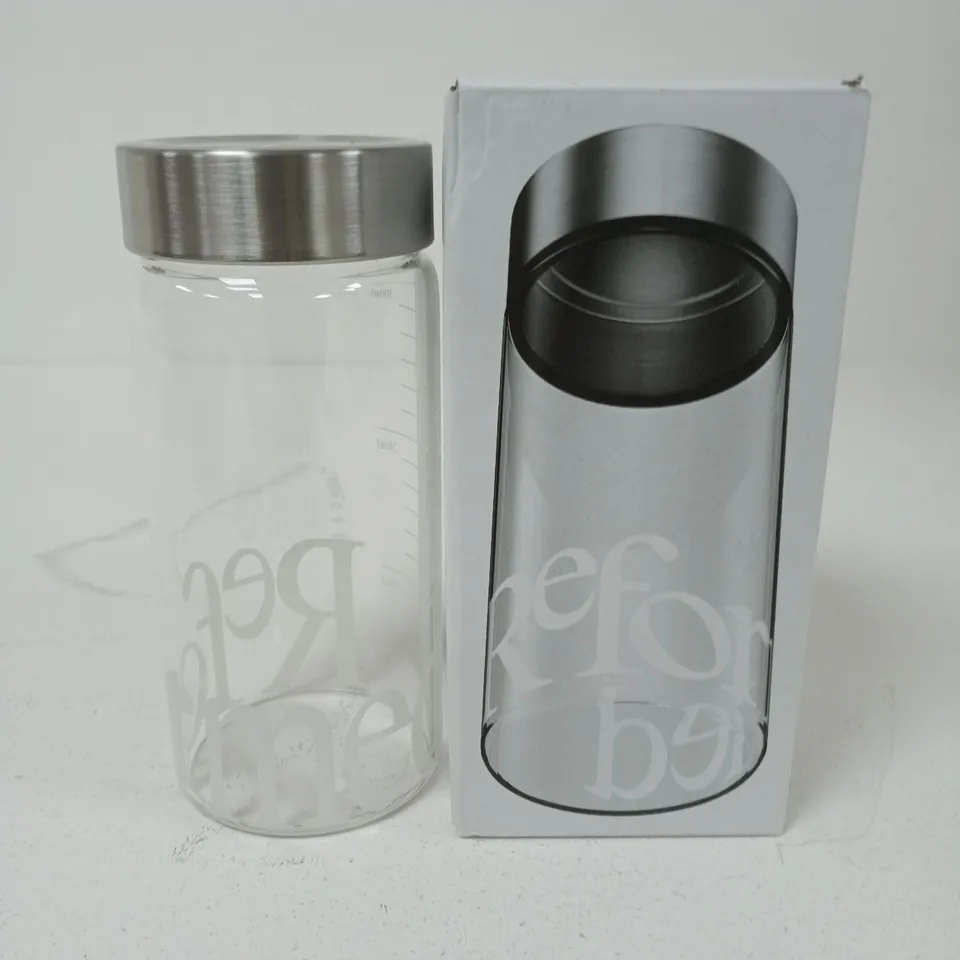 BOXED REFORMED GLASS BOTTLE