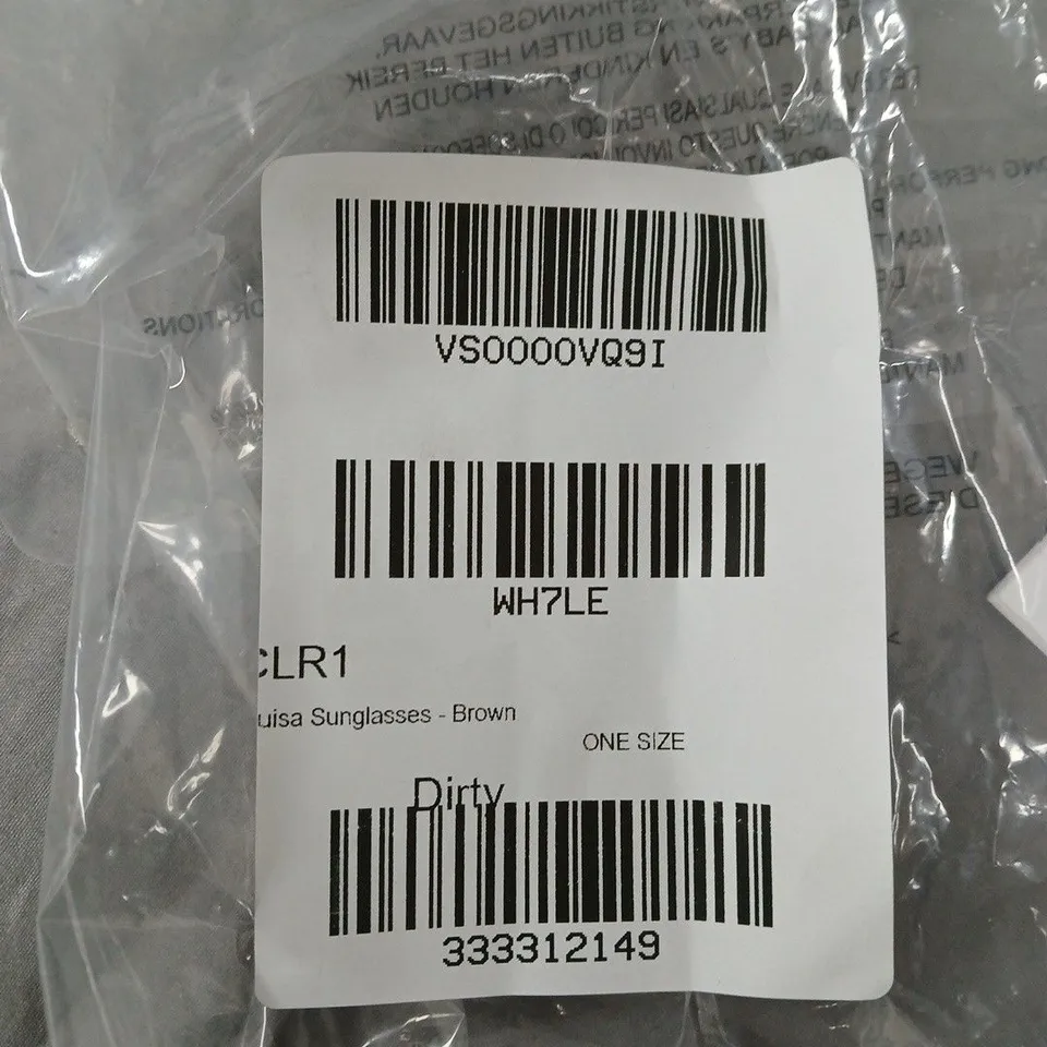 PIECES LOUISA SUNGLASSES IN BROWN