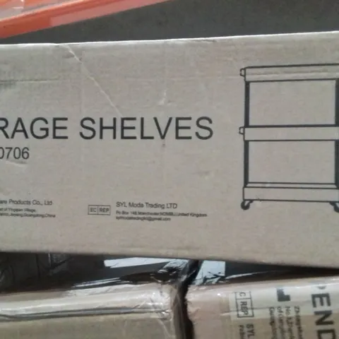 BOXED STORAGE SHELVES 