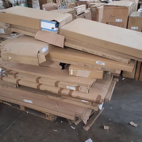 PALLET CONTAINING ASSORTED INCOMPLETE FLATPACK FURNITURE PARTS