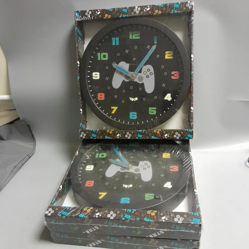 YOLO GAMING WALL CLOCK