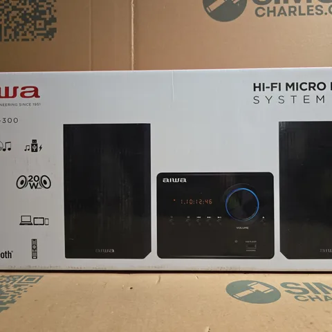 BOXED AIWA HI-FI MICRO MUSIC SYSTEM MSBTU-300