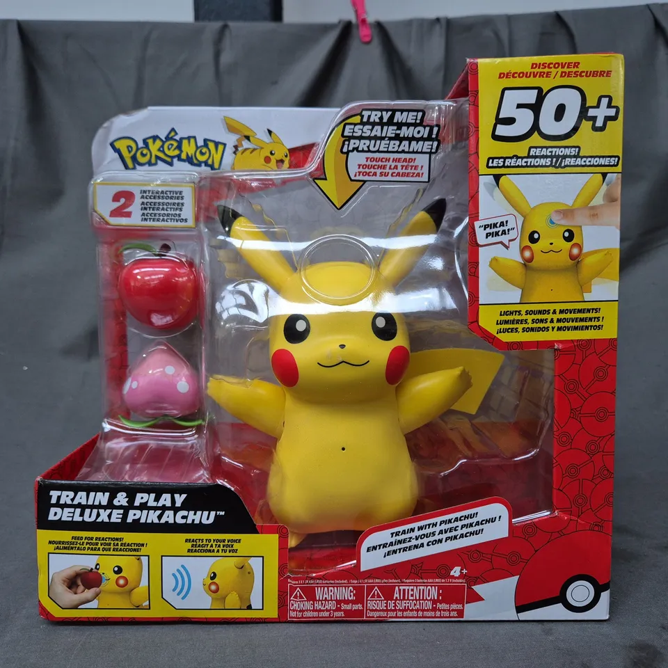 POKÉMON TRAIN & PLAY DELUXE PIKACHU RRP £35