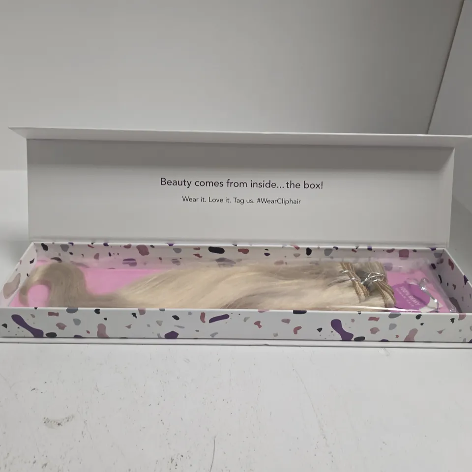 BOXED CLIPHAIR DOUBLE WEFT FULL HEAD SET 6" BLONDEME