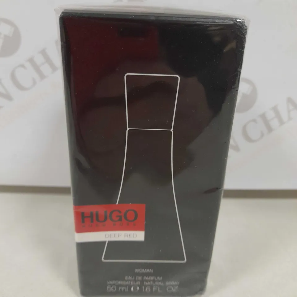 BOXED AND SEALED HUGO HUGO BOSS DEEP RED WOMAN EAU DE PARFUM 50ML