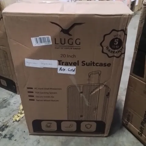 BOXED LUGG SKYWANDER TRAVEL SUITCASE ROSE GOLD