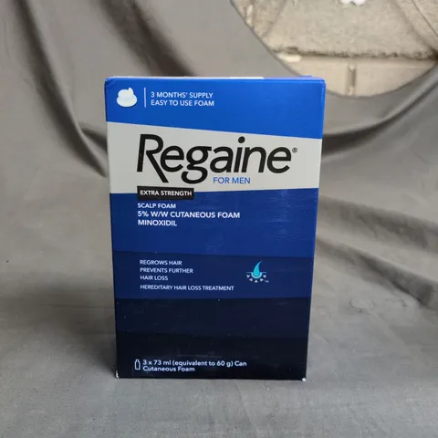 SEALED REGAINE FOR MEN EXTRA STRENGTH SCALP FOAM