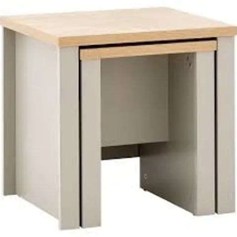 DESIGNER BOXED LANCASTER NESTING TABLES IN GREY