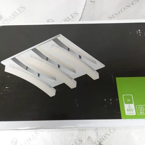 WOFI COLMAR 3 LIGHT LED FLUSH CEILING LIGHT