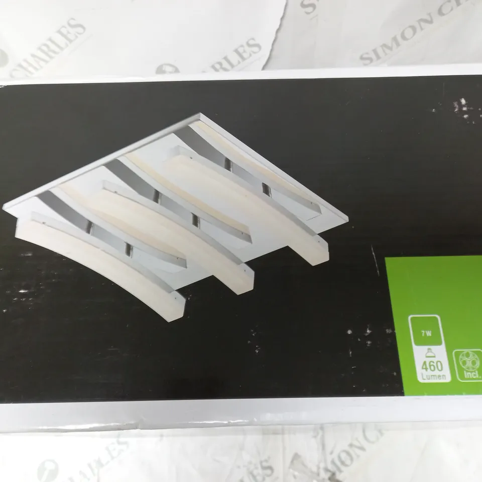 WOFI COLMAR 3 LIGHT LED FLUSH CEILING LIGHT