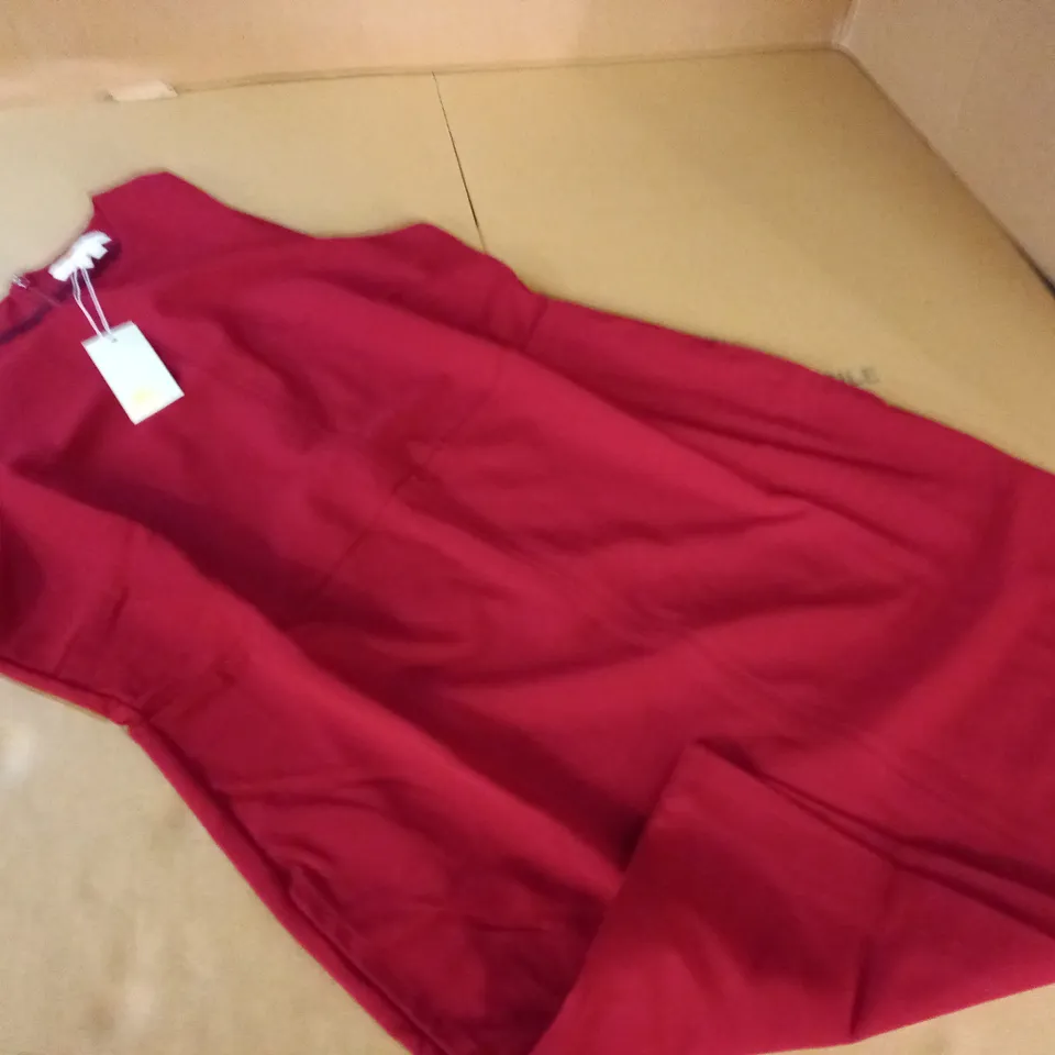 BODEN JERSEY MINI SHIFT DRESS IN RED - 14R