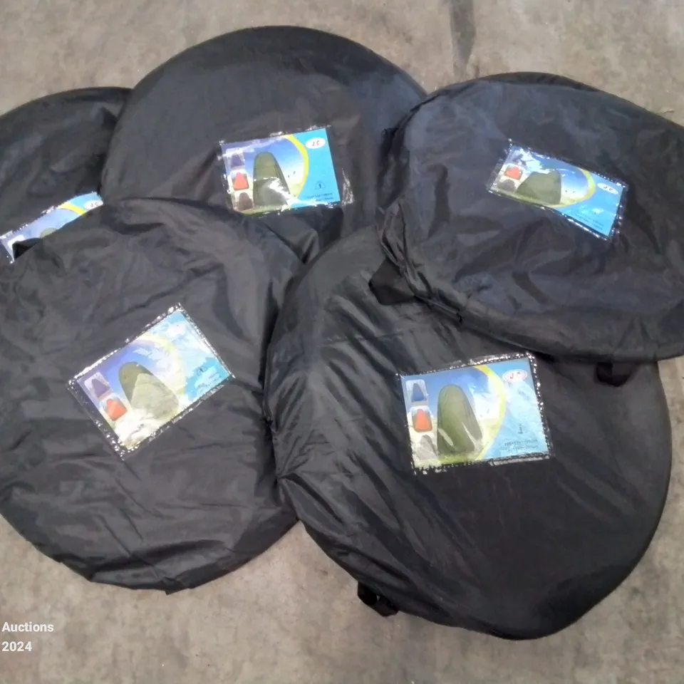 LOT CONTAINING 5 TANNING TENTS