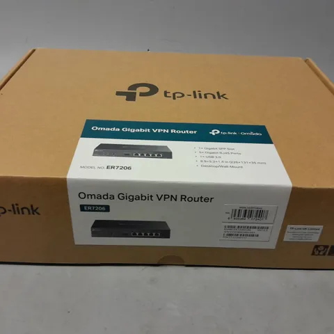 BOXED TP-LINK OMADA GIGABIT VPN ROUTER (ER7206)