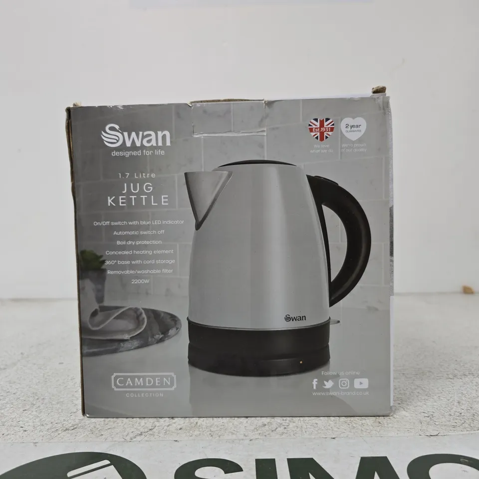 SWAN CAMDEN COLLECTION 1.7 LITRE JUG KETTLE – BOXED