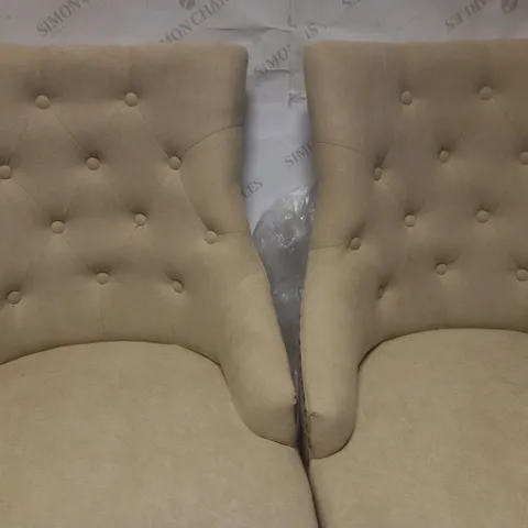 PAIR OF WARWICK DINING CHAIRS - NATURAL/OAK (1 BOX)