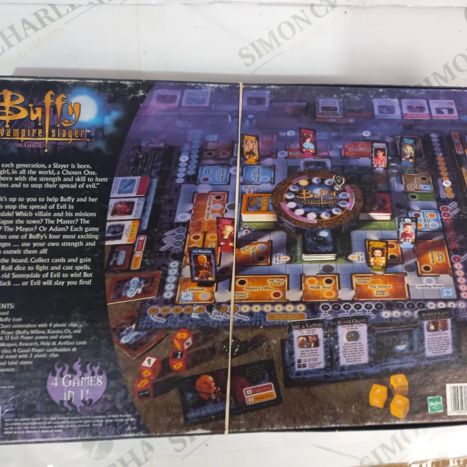 HASBRO BUFFY THE VAMPIRE SLAYER BOARD GAME