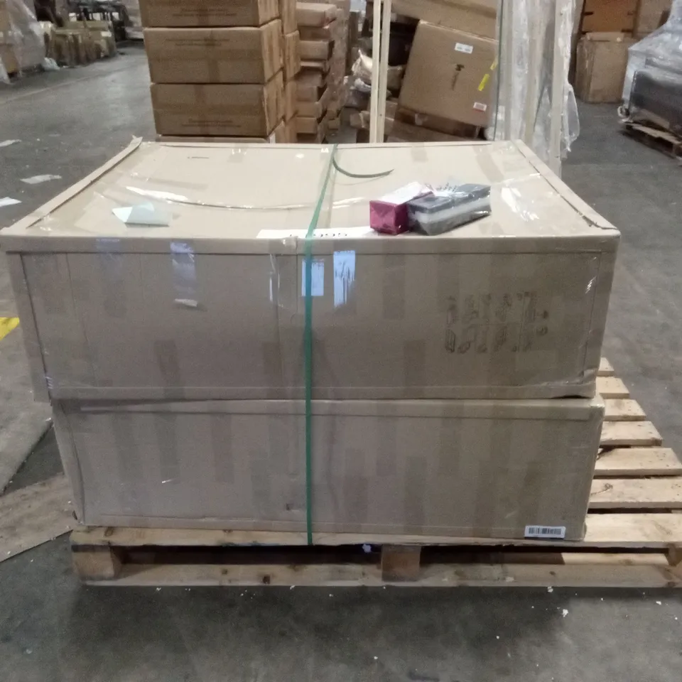 PALLET OF BOXED INCOMPLETE DESIGNER SOFA PARTS