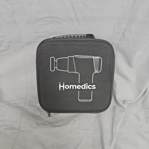 HOMEDICS NOVO MINI MASSAGE GUN WITH CASE AND ATTACHMENTS