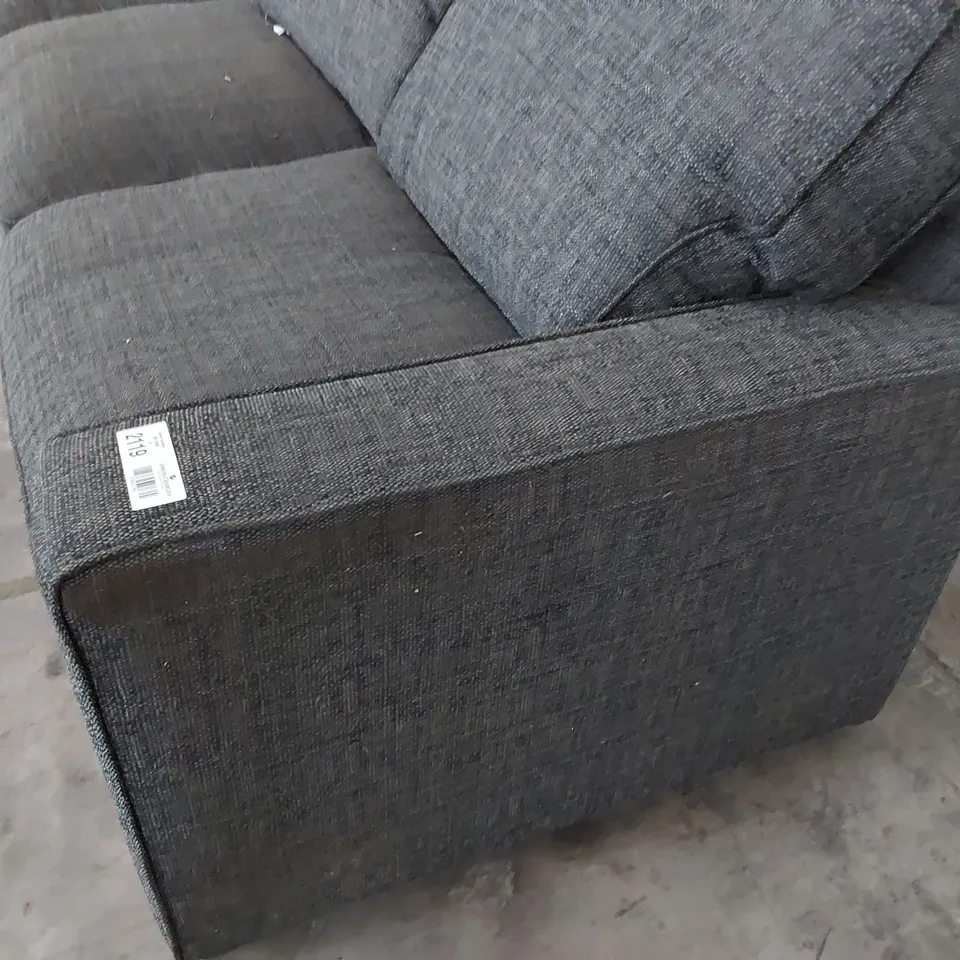 DESIGNER FOUR SEATER SOFA (2 × TWO SEATER SECTIONS) 1 SECTION METAL ACTION SOFABED