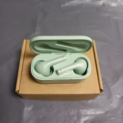 BOXED AUKEY TRUE WIRELESS EAR BUDS MINT GREEN