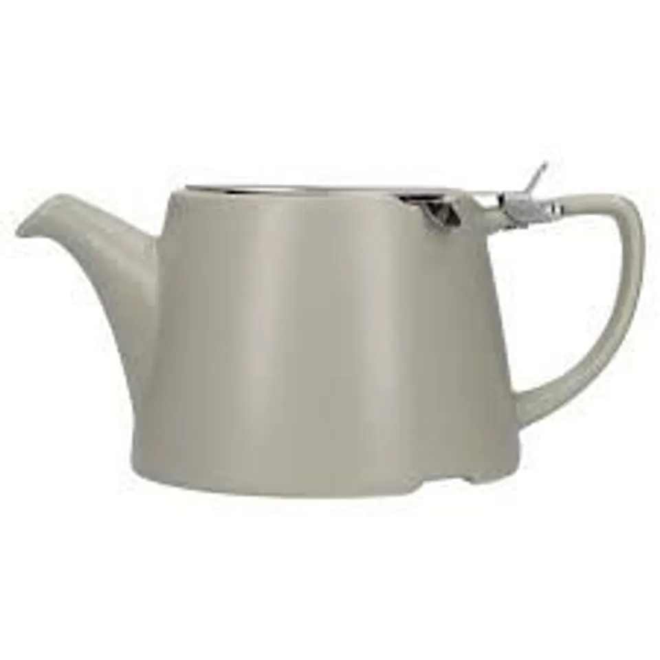 LONDON POTTERY OVAL TEAPOT SATIN GREY COLOUR 