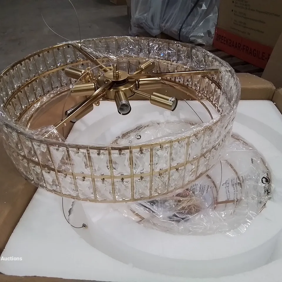 A BOXED DARIANNA 11 LIGHT CHANDELIER 