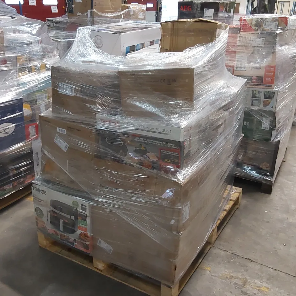 PALLET OF APPROXIMATELY 20 UNPROCESSED RAW RETURN HOUSEHOLD AND ELECTRICAL GOODS TO INCLUDE;