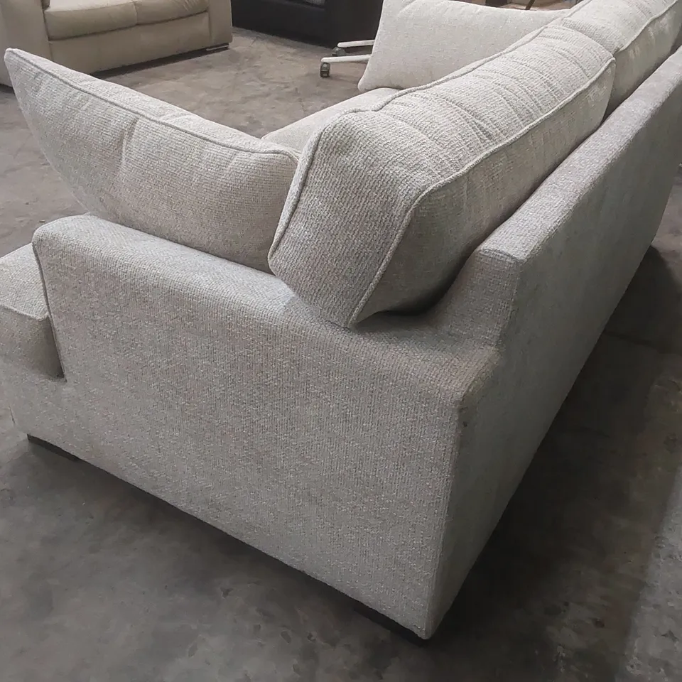 DESIGNER LARGE DURY CHUNKY WEAVE 3 SEATER SOFA