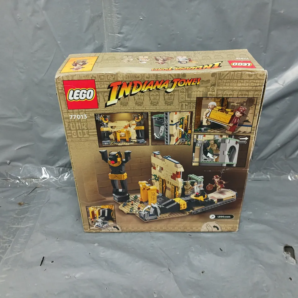 BOXED LEGO INDIANA JONES ESCAPE FROM THE LOST TOMB 77013