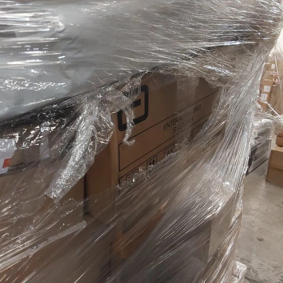PALLET CONTAINING A LARGE ASSORTMENT OF CONSUMER PRODUCTS INCLUDING: MEAT GRINDER, ENTERAL FEEDING SYSTEM ECT