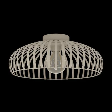 BOXED EGLO MOGANO 3 CEILING LIGHT STEEL SANDY