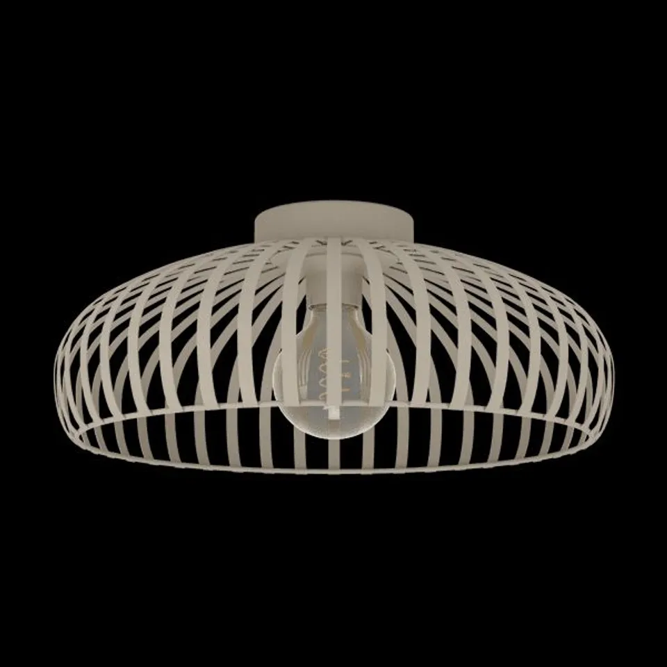 BOXED EGLO MOGANO 3 CEILING LIGHT STEEL SANDY