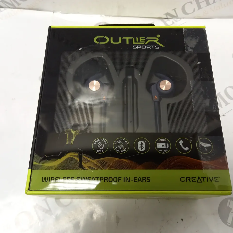 BOXED CREATIVE OUTLIER SPORTS WIRELESS SWEATPROOF IN-EARS EARBUDS