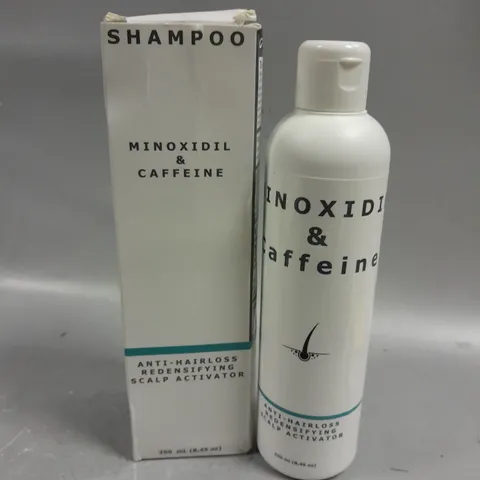 BOXED MINOXIDIL & CAFFEINE ANTI-HAIRLOSS REDENSIFYING SCALP ACTIVATOR SHAMPOO - 250ML  