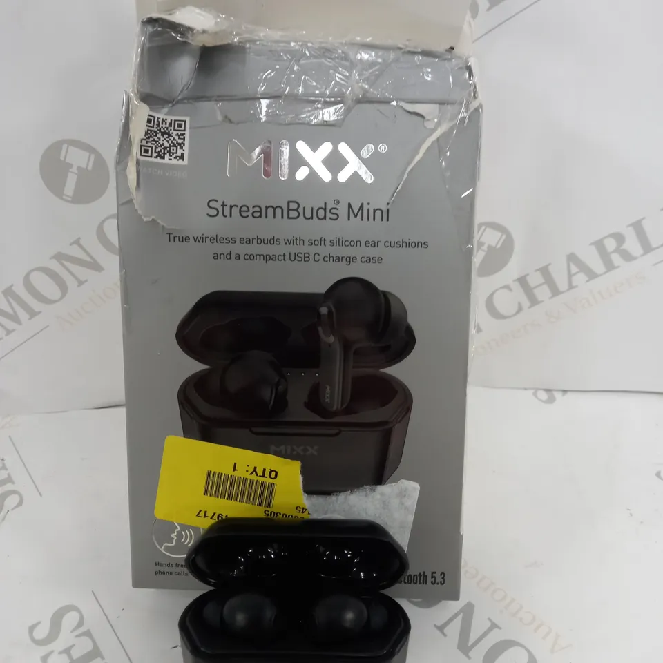 BOXED MIXX STREAMBUDS MINI TRUE WIRELESS EARBUDS