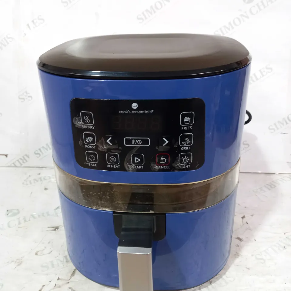 COOK'S ESSENTIALS 4.0L AIR FRYER - SAPPHIRE
