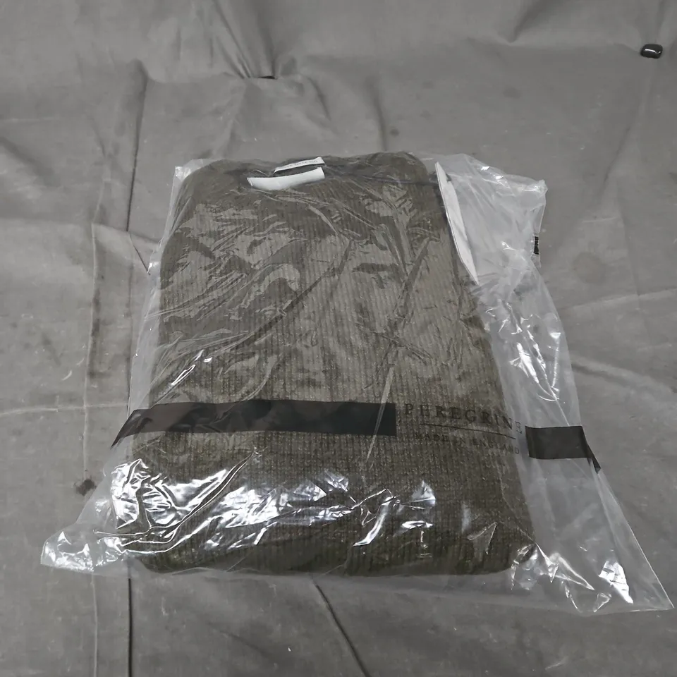 PEREGRINE DARK GREEN KNITTED JUMPER XL, SEALED