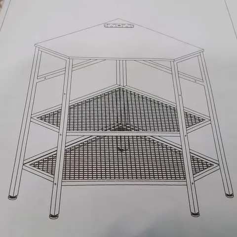PALLET CONTAINING A LARGE QUANTITY OF BRAND NEW CORNER PRINTER STANDS