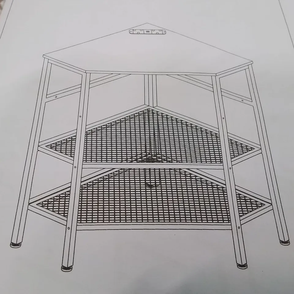 PALLET CONTAINING A LARGE QUANTITY OF BRAND NEW CORNER PRINTER STANDS