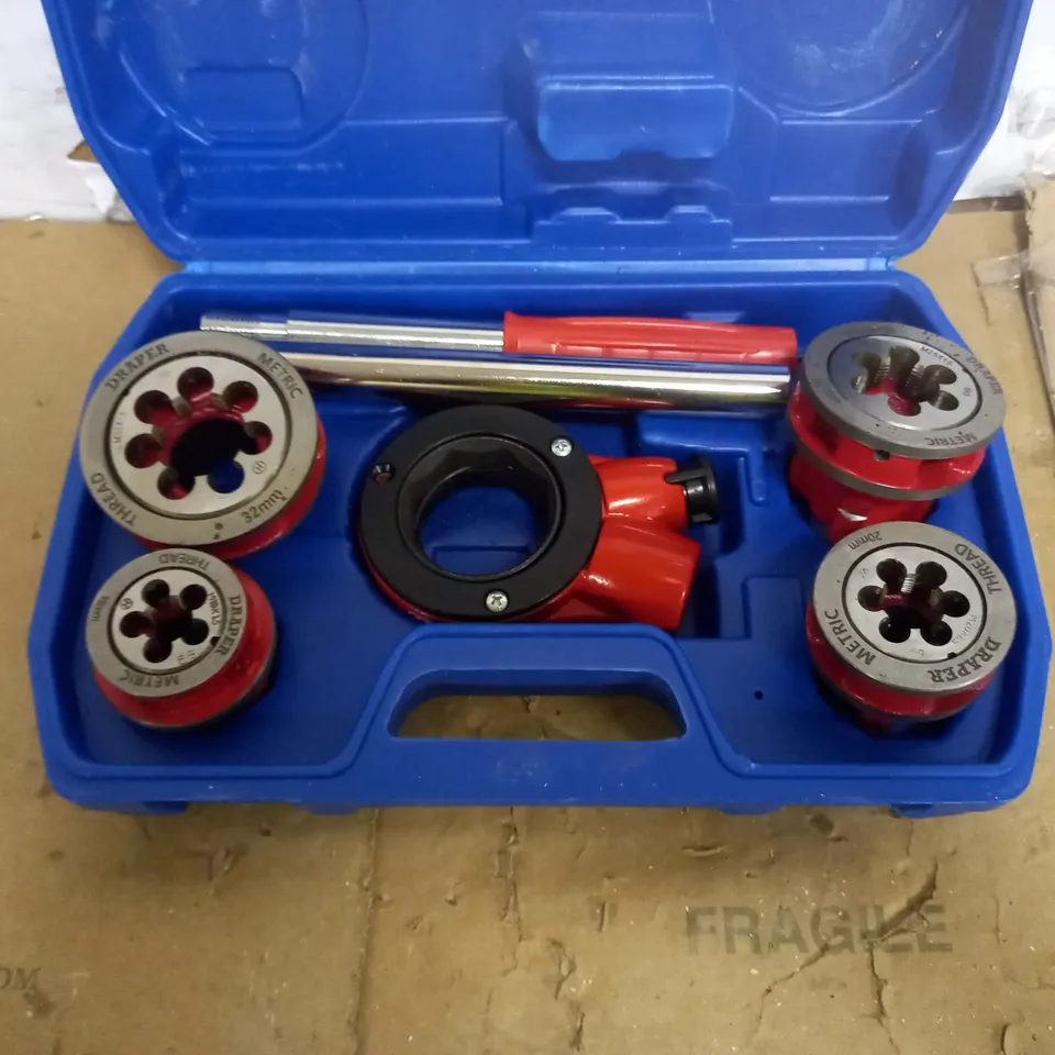 DRAPER 22496 METRIC RATCHET PIPE THREADING KIT