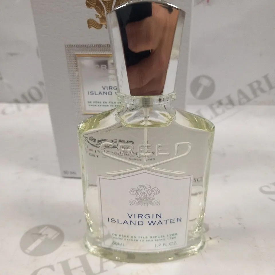 BOXED CREED VIRGIN ISLAND WATER DE PERE EN FILS DEPUIS 1760 50ML