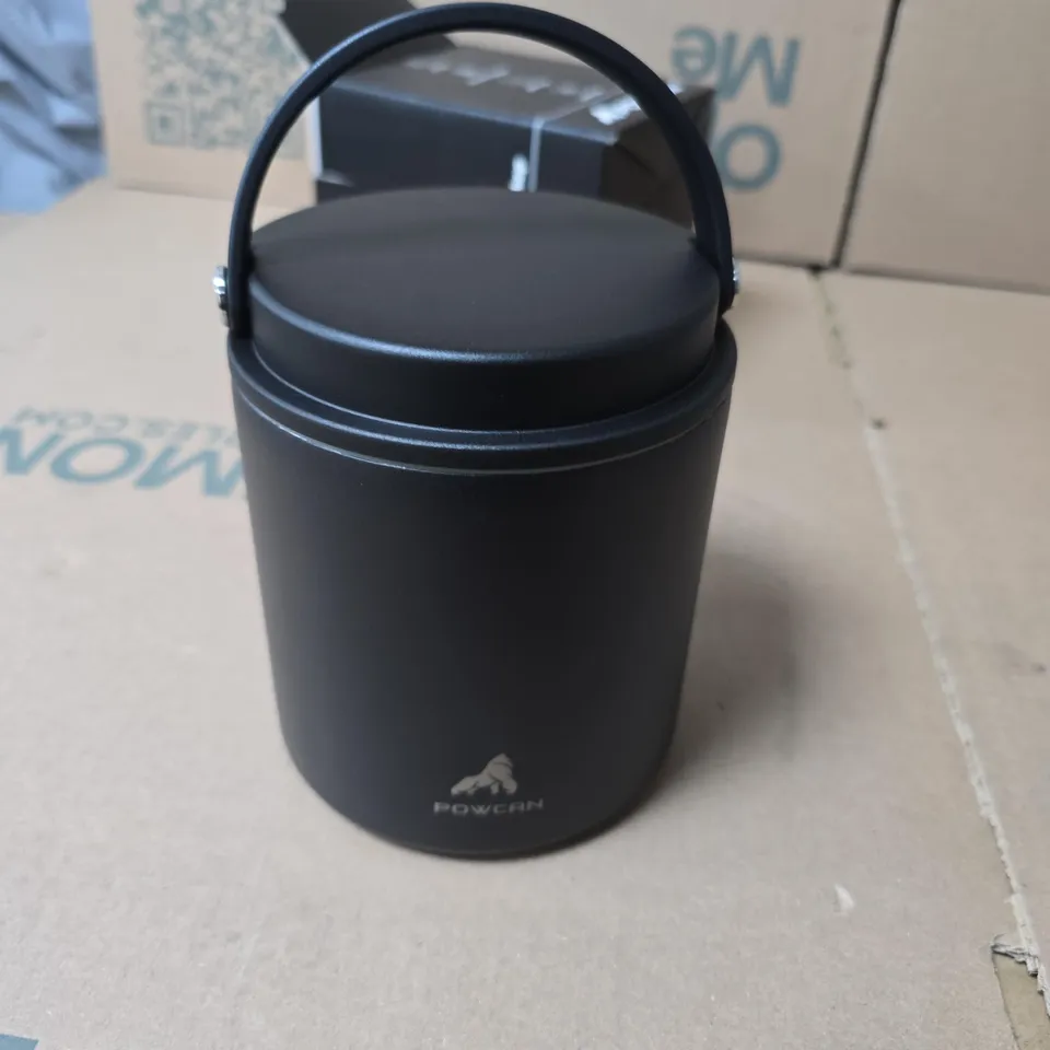 POWCAN VACUUM INSULATED FOOD JAR 25 OZ / 739 ML – BLACK