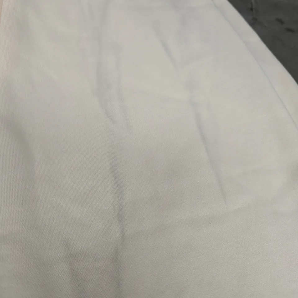 ADIDAS LOGO JOGGERS, CREAM - UK SIZE M