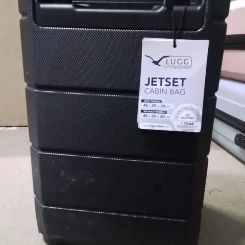 LUGG JETSET CABIN BAG BLACK 