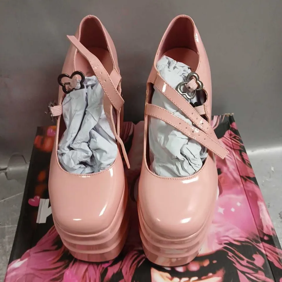 BOXED KOI GOOD FAIRY PRINCESS MEGA PLATFORM MARY JANES PINK SIZE 6