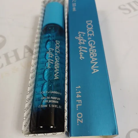 BOXED DOLCE AND GABBANA LIGHT BLUE EAU DE PARFUM 33ML