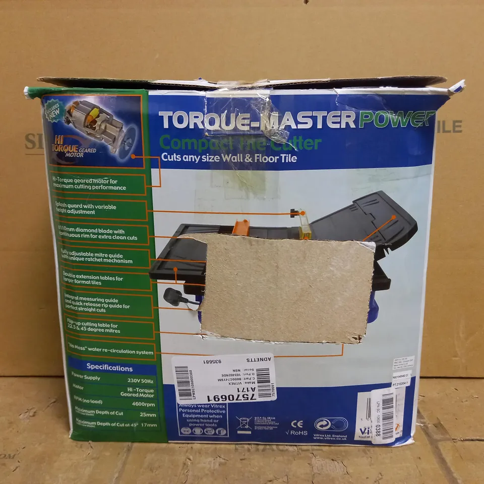 VITREX TORQUE-MASTER COMPACT TILE CUTTER
