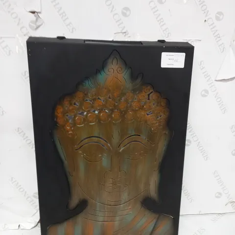INNOVATORS SOLAR LED PEACEFUL BUDDHA WALL DECOR