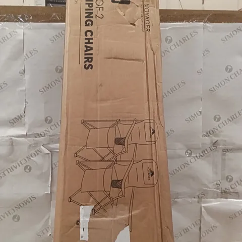 VOYAGER SET OF 2 CAMPING CHAIRS